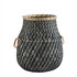 MADAM STOLTZ Bamboo basket with handles