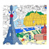 OMY - Poster géant à colorier - Paris