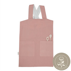 FABELAB chambray apron - Old Rose
