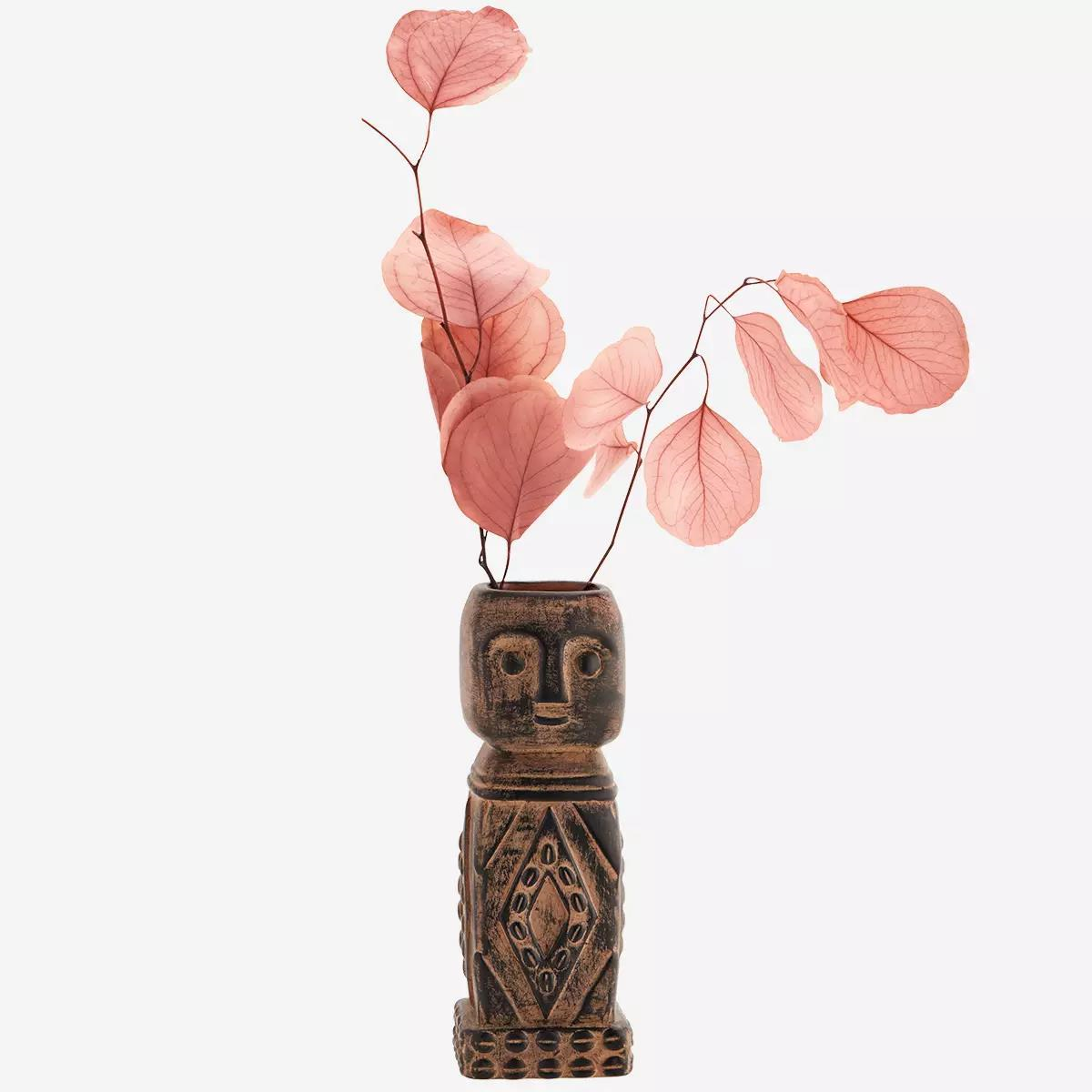 MADAM STOLTZ Handgeschilderde terracotta bloempot