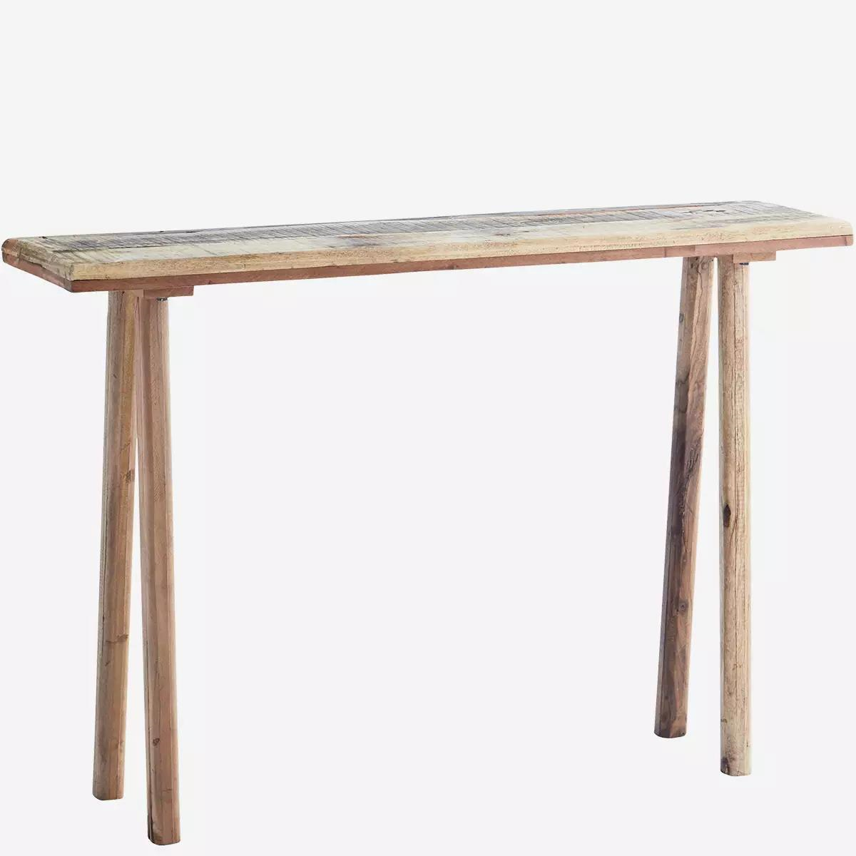 MADAM STOLTZ Wooden console table