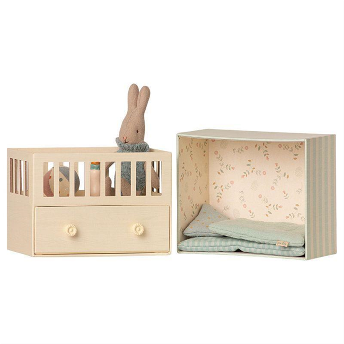 MAILEG Baby room w. Micro rabbit