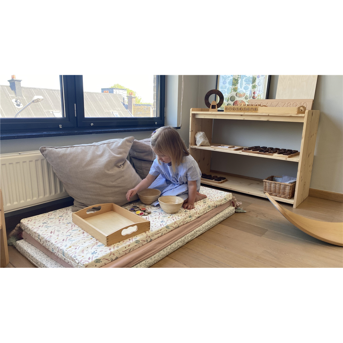 MANINE Montessori Étagère pour enfant